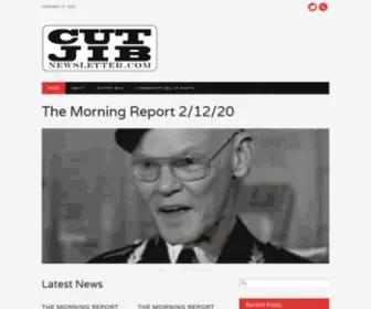 Cutjibnewsletter.com(A political blog) Screenshot