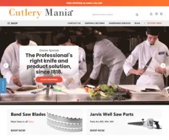 Cutlerymania.com(Cutlery Mania) Screenshot
