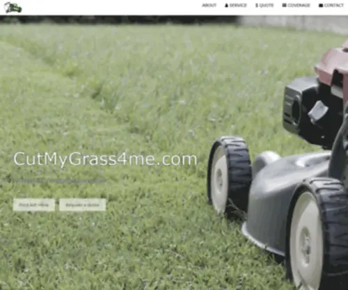 Cutmygrass4ME.com(Grass Cutting service UK) Screenshot