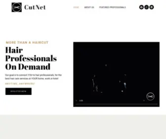 Cutnetllc.com(Hairstyling, Haircut Mobile App) Screenshot