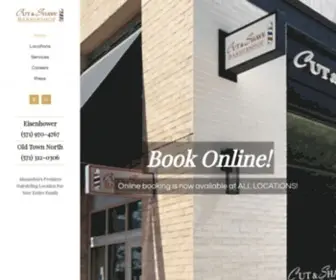 Cutnshavebarbershop.com(Haircuts for Men) Screenshot