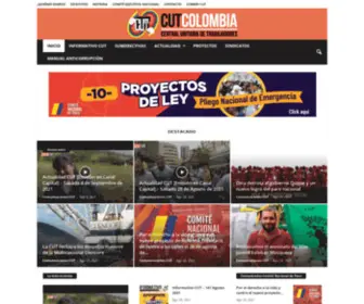 Cut.org.co(CUT Colombia) Screenshot