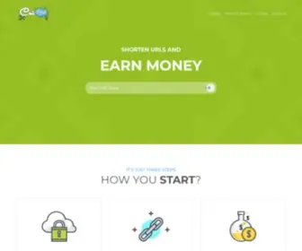 Cutpaid.com(Earn money on short links) Screenshot