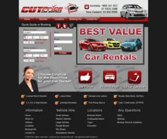 Cutpricecarrentals.com(Cutprice Car Rentals) Screenshot