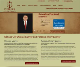 Cutreralaw.com(Kansas City Divorce Attorney Nick Cutrera) Screenshot