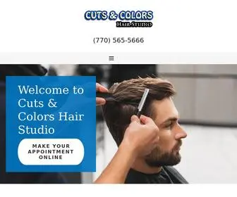 Cutsandcolorshairstudio.com(Cuts & Colors Hair Studio) Screenshot