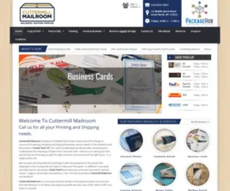 Cuttermillmailroom.com(Packing, Shipping, Mailing) Screenshot