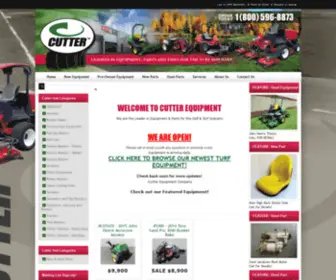 Cutteronline.com(Cutter Equipment Company Leaders in Pre) Screenshot