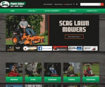 Cutterpowersales.com(Home Cutter Power Sales Canton) Screenshot