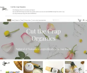 Cutthecraporganics.com(Natural Skincare) Screenshot