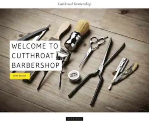 Cutthroatbarbershopsf.com(Cutthroat barbershop) Screenshot