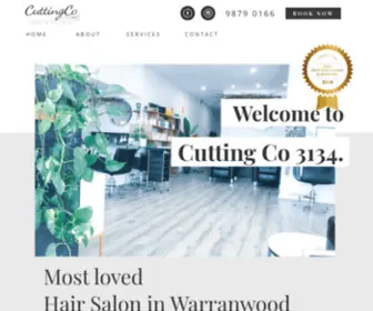 Cuttingco3134.com.au(Warranwood Hairdresser) Screenshot