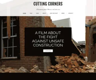 Cuttingcornersfilm.com(Cutting Corners) Screenshot