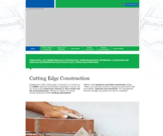 Cuttingedgeconstructionel.co.za(Construction Company East London) Screenshot