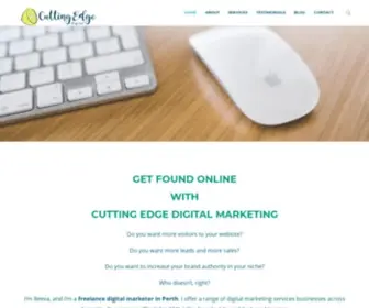 Cuttingedgedigital.com.au(Freelance Digital Marketer Perth & Joondalup) Screenshot