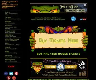Cuttingedgehauntedhouse.com(Haunted House in Fort Worth) Screenshot