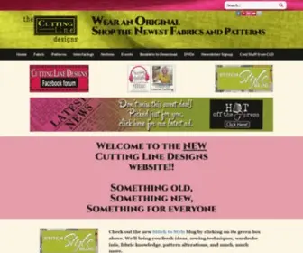 Cuttinglinedesigns.com(The Cutting Line Designs) Screenshot