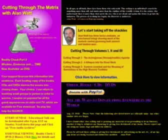 Cuttingthroughthematrix.com(Cutting Through the Matrix with Alan Watt) Screenshot