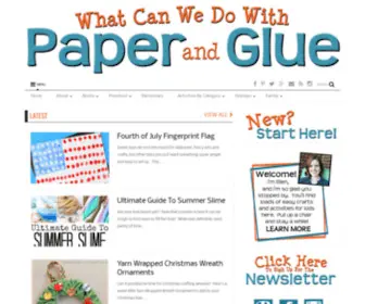 Cuttingtinybites.com(What Can We Do With Paper And Glue) Screenshot