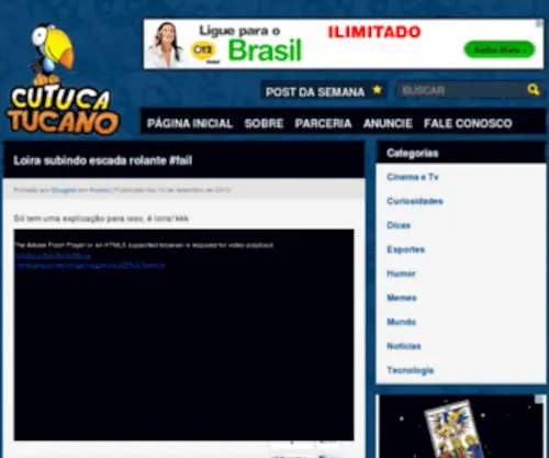 Cutucatucano.com.br(Cutucatucano) Screenshot