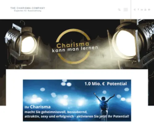 Cutumi.com(THE CHARISMA COMPANY Business meets Metaphysik) Screenshot