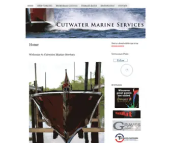 Cutwatermarineservices.com(Cutwater Marine Services of Alexander City) Screenshot