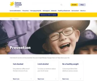 Cutyourcancerrisk.org.au(Cancer prevention) Screenshot