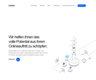 Cuuno.com(Eine digitale Agentur) Screenshot