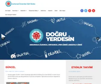 Cuvakfiokullari.k12.tr(Sivas Cumhuriyet Vakf) Screenshot