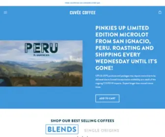 Cuveecoffee.com(Cuvée Coffee) Screenshot