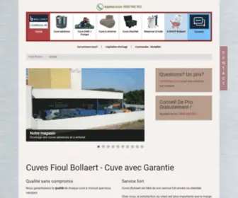 Cuvefioul.fr(Cuves Fioul Bollaert) Screenshot