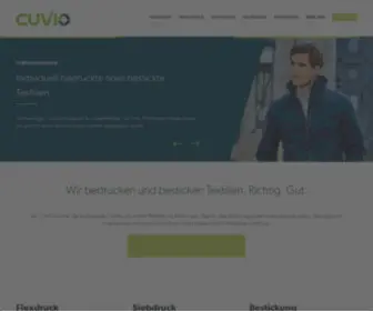 Cuv.io(Textilien bedrucken und besticken) Screenshot