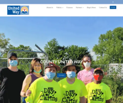 Cuw.org(County United Way) Screenshot