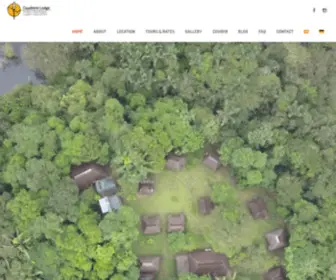 Cuyabenolodge.com.ec(Official website for the Cuyabeno Lodge. Our lodge) Screenshot