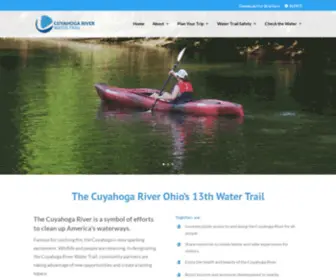 Cuyahogariverwatertrail.org(Cuyahoga River Water Trails) Screenshot