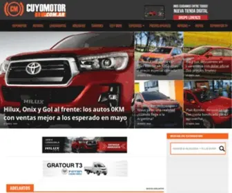 Cuyomotor.com.ar(Noticias y lanzamientos de autos) Screenshot