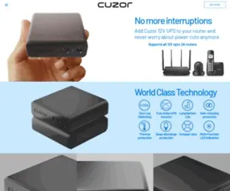 Cuzorlabs.com(Cuzor Mini Router UPS) Screenshot