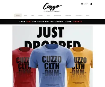 Cuzzoclothing.com(Cuzzo Clothing Company) Screenshot