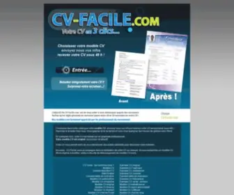 CV-Facile.com(Création modèle CV original) Screenshot