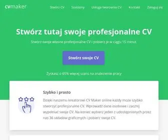 CV-Maker.pl(Kreator CV online) Screenshot