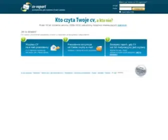 CV-Raport.pl(Powiadamia, gdy wysłane CV jest czytane) Screenshot