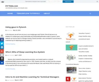 CV-Tricks.com(Learn Machine Learning) Screenshot