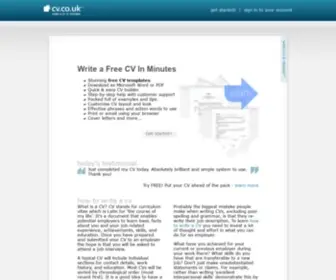 CV.co.uk(Write a Free CV In Minutes) Screenshot