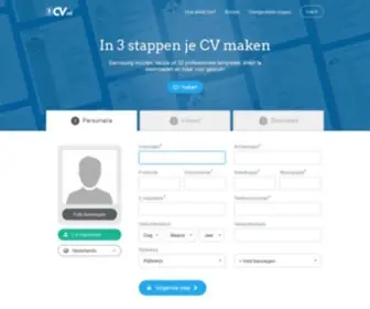 CV.nl(Maak een professioneel CV in 10 minuten met) Screenshot