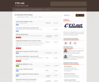 CV0.net(Vos offres d'emploi en ligne) Screenshot