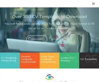 CV2Resume.com(Over 400 CV Templates) Screenshot