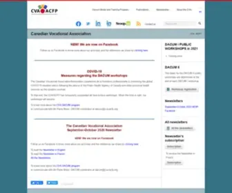 Cva-ACFP.org(Association canadienne de la formation professionelle) Screenshot
