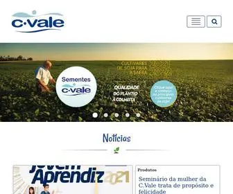 Cvale.com.br(Cooperativa Agroindustrial) Screenshot