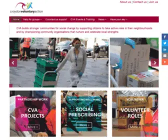 Cvalive.org.uk(Croydon Voluntary Action) Screenshot