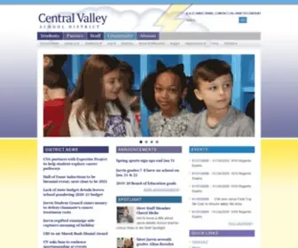 Cvalleycsd.org(Central Valley School District) Screenshot